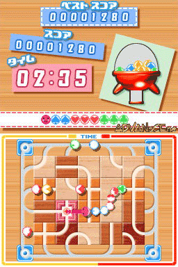 Mawashite Tsunageru Touch Panic screenshot 2 for Nintendo DS